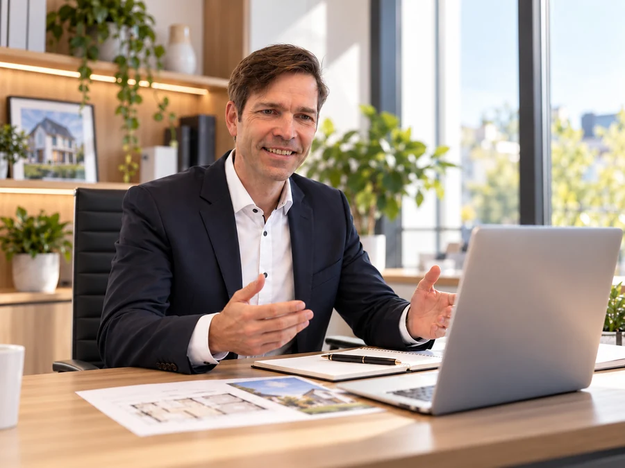 Jens Laskowski bei einer persönlichen Finanzierungsberatung